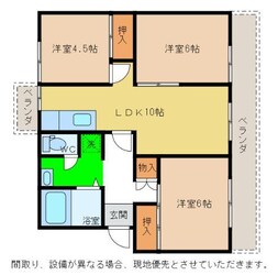 阿波赤石駅 徒歩40分 2階の物件間取画像